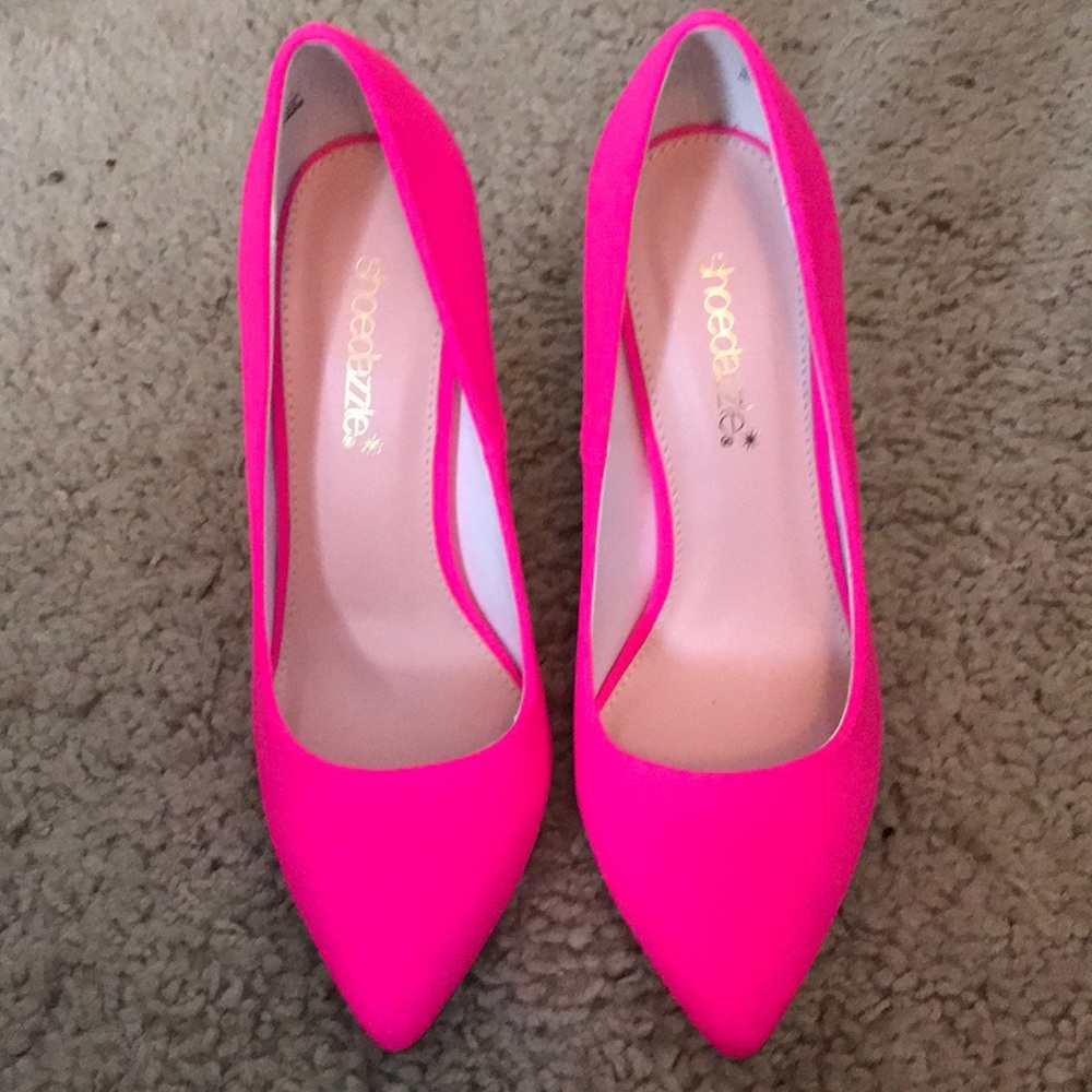Hot Pink Stiletto High Heels